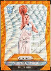 Nikola Jokic [Orange Wave Prizm] Basketball Cards 2015 Panini Prizm Prices