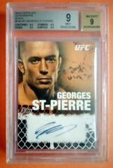 Georges St Pierre [Onyx] Ufc Cards 2010 Topps UFC Autographs Prices