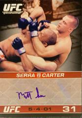 Matt Serra #AMS Ufc Cards 2009 Topps UFC Round 1 Autographs Prices
