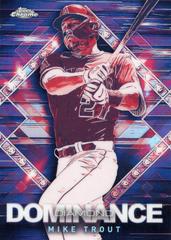 Mike Trout Baseball Cards 2023 Topps Chrome Update Diamond Dominance Prices