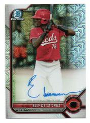 Elly De LA Cruz #BMA-ED Baseball Cards 2022 Bowman Chrome Mega Box Mojo Autographs Prices