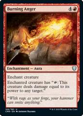Burning Anger Magic Commander Legends Prices