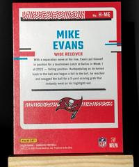 Back | Mike Evans Football Cards 2023 Panini Donruss Highlights