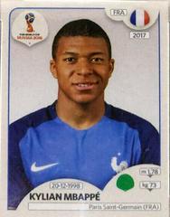 Kylian Mbappe [Black Back] Soccer Cards 2018 Panini World Cup Stickers Prices