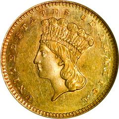 1865 [PROOF] Coins Gold Dollar Prices