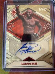 Rashad Evans [Gold] Ufc Cards 2022 Panini Chronicles UFC Phoenix Autographs Prices