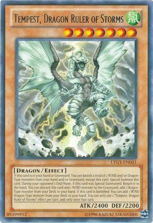 Tempest, Dragon Ruler of Storms LTGY-EN041 YuGiOh Lord of the Tachyon Galaxy