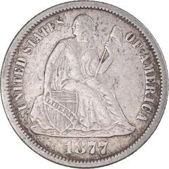 1877 Coins Seated Liberty Dime Prices