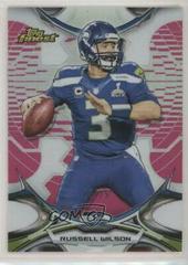 Russell Wilson [Pink Refractor] Football Cards 2015 Topps Finest Prices