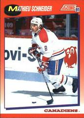 Mathieu Schneider Hockey Cards 1991 Score Canadian Prices