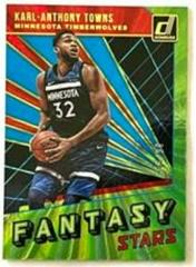Karl-Anthony Towns [Red Laser] #4 Basketball Cards 2018 Panini Donruss Fantasy Stars Prices
