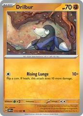 Drilbur #111 Pokemon Obsidian Flames Prices