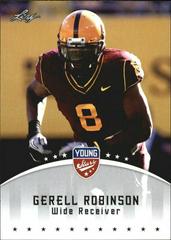 Gerell Robinson #96 Football Cards 2012 Leaf Young Stars Prices
