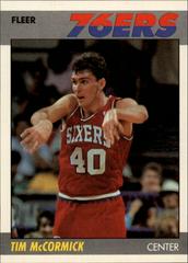 Tim McCormick #71 Basketball Cards 1987 Fleer Prices