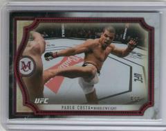 Paulo Costa [Ruby] Ufc Cards 2018 Topps UFC Museum Collection Prices