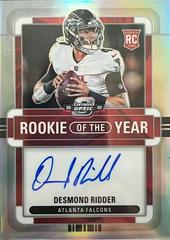 Desmond Ridder [Rookie of the Year Autograph Holo] #ROY-DR Football Cards 2022 Panini Contenders Optic Rookie of the Year Prices