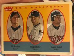 J.D. Durbin, C. Miller, J. Kubel [Trio Prospects] #317 Baseball Cards 2005 Fleer Tradition Prices