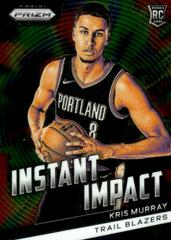 Kris Murray #12 Basketball Cards 2023 Panini Prizm Instant Impact Prices