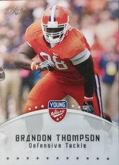Brandon Thompson Football Cards 2012 Leaf Young Stars Prices