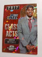 Donovan Mitchell [Red Cracked Ice] #11 Basketball Cards 2018 Panini Contenders Optic Class Acts Prices