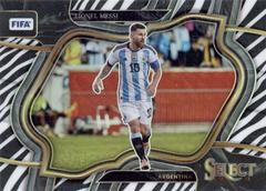 Lionel Messi [Zebra] #204 Soccer Cards 2022 Panini Select FIFA Prices