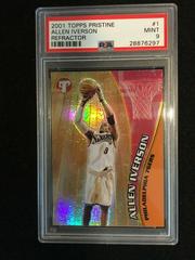 Allen Iverson [Refractor] Basketball Cards 2001 Topps Pristine Prices