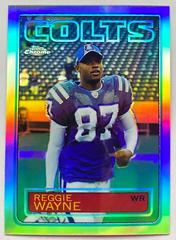 Reggie Wayne [Refractor] Football Cards 2005 Topps Chrome Throwbacks Prices