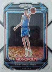 Chet Holmgren [White Sparkle] #63 Basketball Cards 2022 Panini Prizm Monopoly Prices