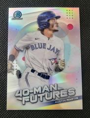 Austin Martin #FMF-4 Baseball Cards 2021 Bowman Chrome 40 Man Futures Prices