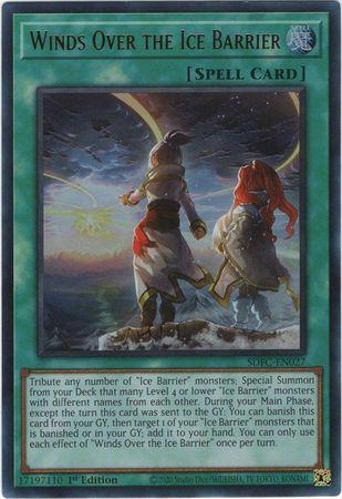 Winds Over the Ice Barrier SDFC-EN027 YuGiOh Structure Deck: Freezing Chains