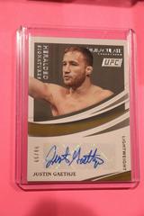 Justin Gaethje Ufc Cards 2021 Panini Immaculate UFC Heralded Signatures Prices