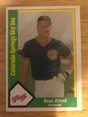 Beau Allred #9 Baseball Cards 1990 CMC Colorado Springs Sky Sox Prices