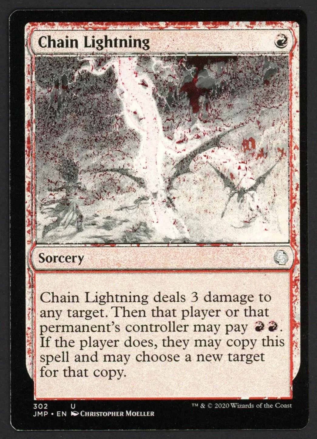 Chain Lightning [Misprint] #302 Magic Jumpstart