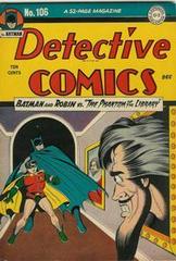 Detective Comics #106 (1945) Comic Books Detective Comics Prices