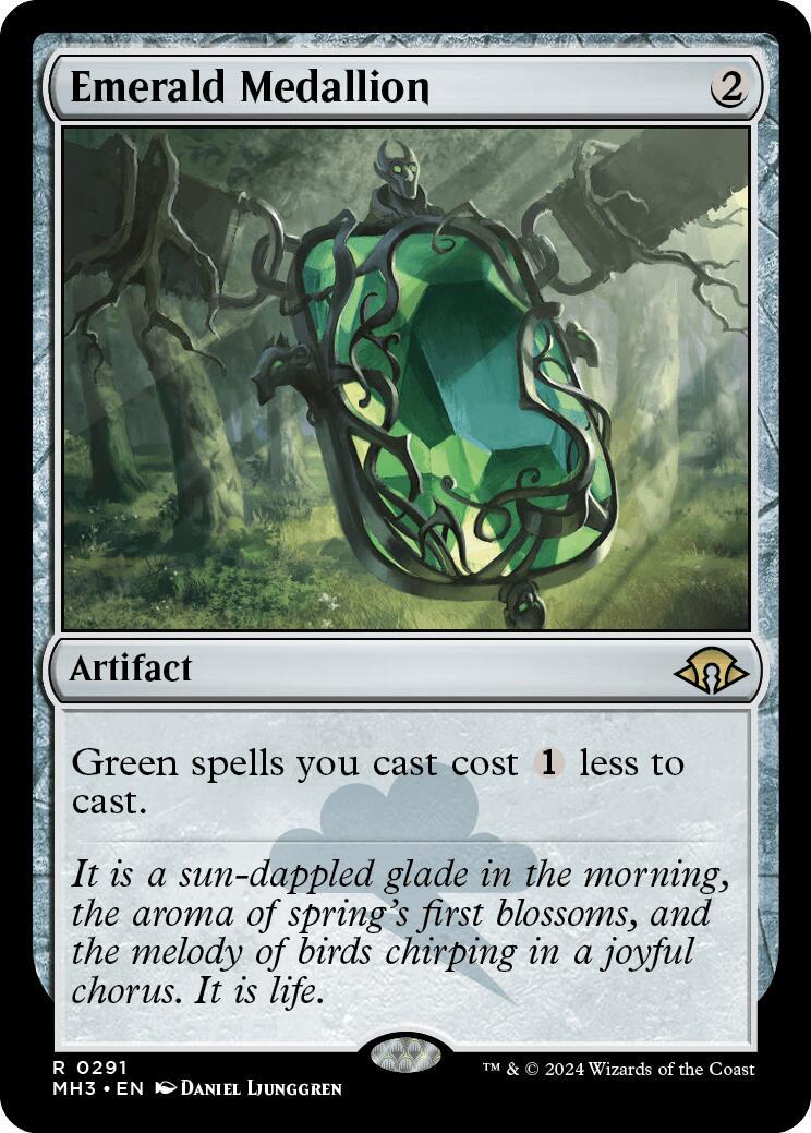 Emerald Medallion #291 Magic Modern Horizons 3