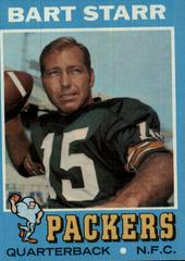 Bart Starr Football Cards 1971 Topps Prices