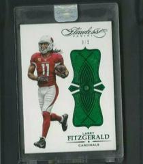 Larry Fitzgerald [Emerald] #3 Football Cards 2016 Panini Flawless Prices