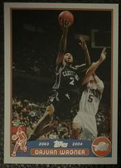 Dajuan Wagner Basketball Cards 2003 Topps Prices