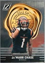 Ja’Marr Chase #20 Football Cards 2023 Panini Zenith Zeal of Approval Prices