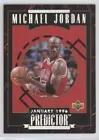 Michael Jordan Basketball Cards 1995 Upper Deck Predictor Player of the Month Redemption Prices