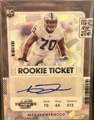 Alex Leatherwood [Autograph Cracked Ice] #149 Football Cards 2021 Panini Contenders Optic Prices