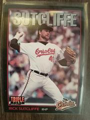 Rick Sutcliffe #106 Baseball Cards 1993 Panini Donruss Triple Play Prices
