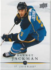Barret Jackman Hockey Cards 2008 Upper Deck Prices