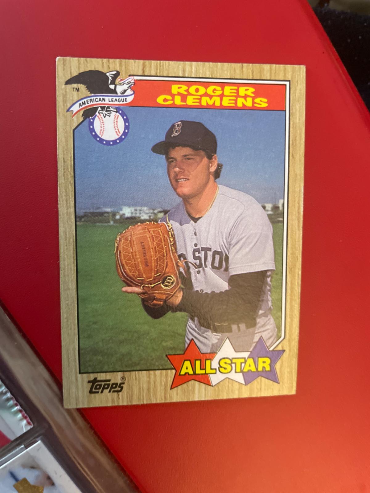 87 Topps Roger Clemens - jpf6zgx