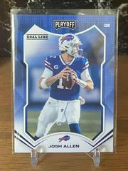 Josh Allen [Goal Line] #1 Football Cards 2021 Panini Playoff Prices
