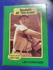 Leo Durocher Baseball Cards 1987 Hygrade All Time Greats Prices