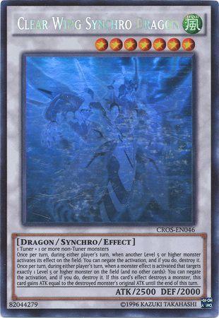 Clear Wing Synchro Dragon [Ghost Rare] CROS-EN046 YuGiOh Crossed Souls