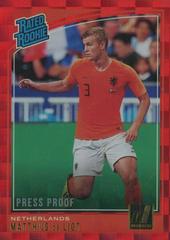 Matthijs de Ligt [Press Proof Red] Soccer Cards 2018 Panini Donruss Prices