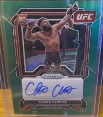 Chris Curtis [Green] #SA-CCT Ufc Cards 2023 Panini Prizm UFC Superstar Autographs Prices
