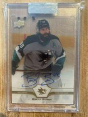 Brent Burns Hockey Cards 2020 Upper Deck Clear Cut Autographs Prices